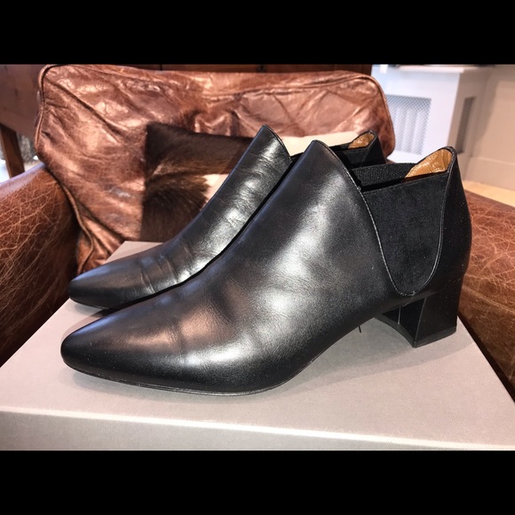 Aquatalia Black Leather Bootie - Picture 2 of 5